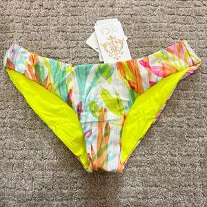 Becca Coral Reef 🪸 Ruched Bikini Bottom